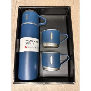 Stainless steel vacuum thermal mug 3 cups gift set 500ml